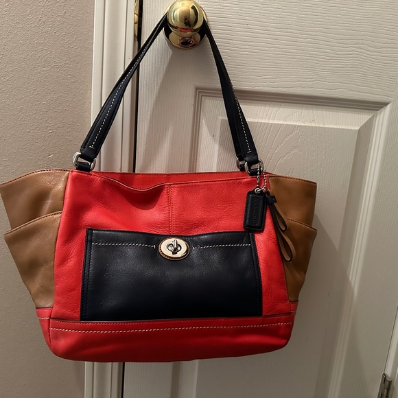 Coach | Bags | Coach Color Block Legacy Bag | Poshmark